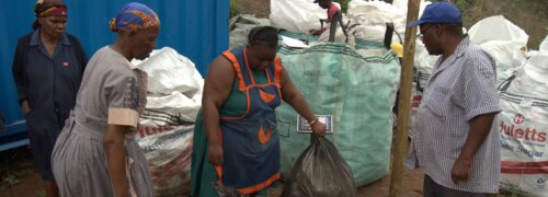 Ocean Plastic Technologies, Lulama Trust and Scott Bader collaborate on community-led recycling in South Africa